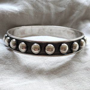 Bracelet Bangle Vintage Mexican Sterling Silver